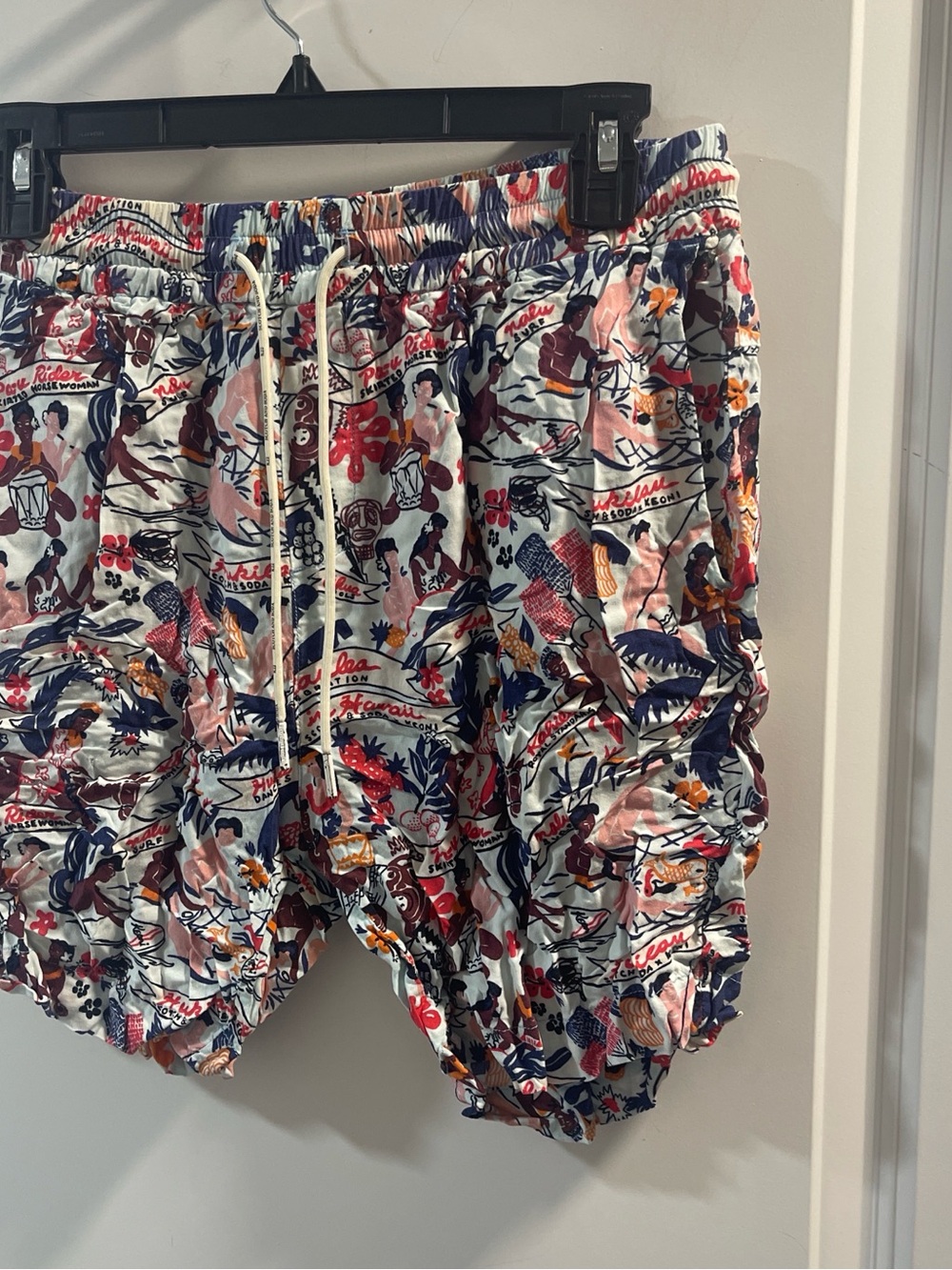 Scotch & Soda Multicolor Printed Drawstring Athletic Shorts